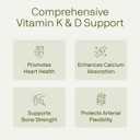 5 x Nutriissa Full-Spectrum Vitamin K 6200 mcg  K1, K2 (MK-4, MK-7, MK-9) with Vitamin D3  Bone & Heart Health  EPEB Certified for Purity & Potency  60 Capsules