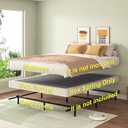 King Box Spring for King Bed,5 Inch King Size Box Spring Only with 3000lbs Max Weight Capacity Durable Mattress Foundation Easy Assembly, Non-Slip, Noise Free