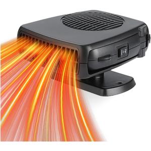 Car Heater - 2026 New upgraded Portable Heater for Car 12V,Fast Heating Auto Defroster and Demister for Windshield,2 in 1 Heating and Cooling Fan for Car/Truck/SUV