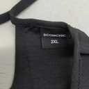 Plus Size Women Wedding Guest Dress Off Shoulder Boat Neck Irregularly Flowy Midi Church Dress 2 XL