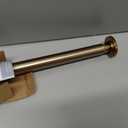 Ivilon Tension Curtain Rod - Spring Tension Rod for Windows or Shower, 54 to 90 Inch. Warm Gold
