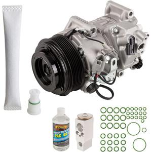 AC Compressor & A/C Kit For Toyota Sienna V6 2011 2012 2013 2014 2015 2016 - Includes Drier, Expansion, Oil & O-Rings - BuyAutoParts 60-85950RK New