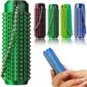 3 x 4 PCS Little Ouchies Pain Fidget Toy, Pocket Mini Pain Stim Fidget Toys for Office Workers to Stress Relief, 3D Printed Spiky Grippie Stim Keychain (Colorful 5)