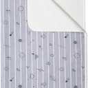 Baby Waterproof Bed Pad Washable Mattress Pad Reusable Underpads Bed Wetting Incontinence Cover for Baby Toddler Children and Adults-Gray Sky