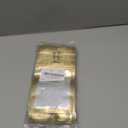 ANZNKU 100 PCS Resealable Mylar Bags with Frosted Clear Window Packaging Bags Foil Pouch Zipper Bag for Food Self Sealing Storage Supplies (4.13x5.91, Light Gold)