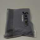 Women's 4D Padded Bike Pants High Waist Cycling Shorts Bicycle Capris 3/4 Biking Tights with Zipper Pockets (Black, S)