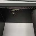 Antrader Bottomless Coffee Knock Box,Espresso Coffee Ground Knock Box Chute for Commercial Coffee Shop Office Home,Stainless Steel,Black (1Pcs)