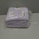 MyOwn Premium Cotton 6 Pack Towel Set for Bathroom, Contains 2 Bath Towels 28x55 inch, 2 Hand Towels 16x24 inch & 2 Wash Coths 12x12 inch, Ideal Everyday use, Compact & Lightweight - Purple