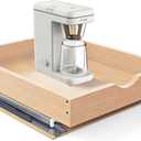 Pull Out Drawers for Cabinet 14.5" W x 22" D x 4.5" H Wood Slide Out Organizer and Storage Kitchen Cabinet Drawers Slide Out Shelves Pull Out Shelves in Kitchen Pantry Bathroom with Soft Close (Bottom Mount)