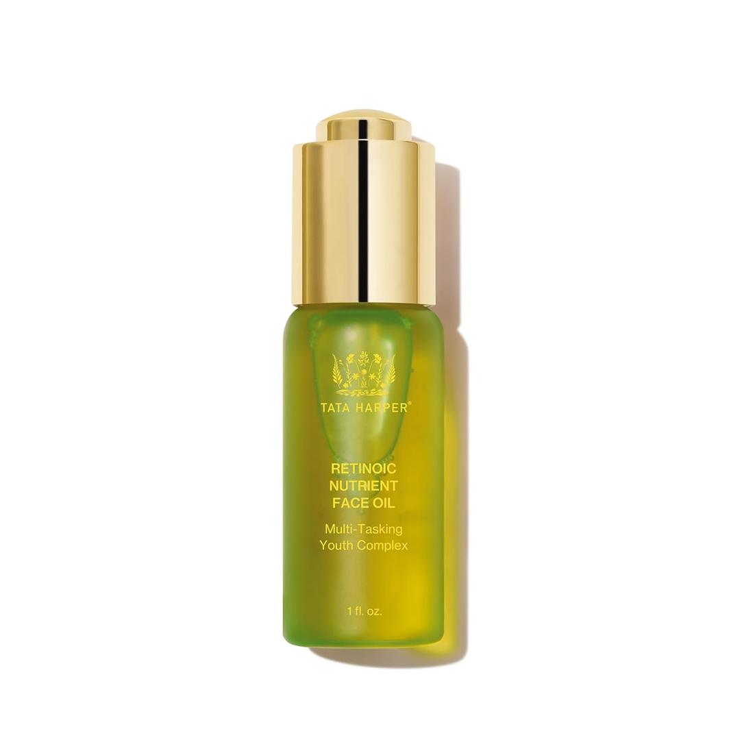 Tata Harper Retinoic Nutrient Face Oil, Nourishing Face Oil, Botanical Retinol Alternatives, Natural Skincare, 30ml