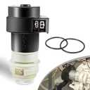 154844101 Dishwasher Circulation Pump Motor with Two New O-Ring Seals Fit for Frigidaire and Kenmore Dishwashers Replace 154828601,154795001,154793001,154700001,154719201.(Two Electrical Connector)