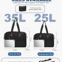 Pritent Travel Duffle Bag, Waterproof Weekender Overnight Hospital Bags for Women Men with Toiletry Bag Lightweight Carry on Personal Item Duffle Gym Bag for Travel, Airplanes, Sports