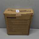 Broom and Dustpan Set for Home, Broom and Dustpan Combo for Office, Long Handle Broom with Upright Standing Dust pan,Indoor&Outdoor Sweeping (Gray&Orange)