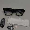 NILUTO Upgraded AI Smart Glasses with Camera 8MP HD1080P Video Glasses with Camera and Audio -Video Recording Glasses with Audio, Video Glasses, Real-Time Translation (Carbon Black)