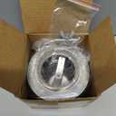 KIPA Chrome Air Cleaner Filter 4" x 2" assembly Fits for carburetor with 2 5/8" or 2 5/16" neck diameter Washable 7151 4354 1489 6475 4790