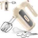 Hand Mixer Electric, 5-Speed Small Handheld Mixer, 1* Whisk, 2* (Dough Hooks & Beaters), Food Blender, Kitchen Blender for Baking, Cream, Cookies, 304 Dishwasher Safe