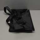 Airplane Foot Hammock, No Collapse Foot Rest for Plane Travel with Extended Adjustment Strap, Portable Desk Foot Hammock with Thickened Foam, Foot Sling Travel Essentials to Relax Your Feet (1 Pc Black)