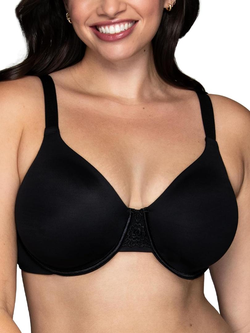 Vanity Fair Women's Beauty Back Smoothing Minimizer Bra, Minimizes Bust Line up to 1.5", Non Padded Cups up to H (36DD)