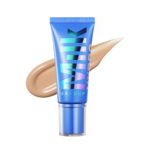 Milk Makeup Hydro Grip Hydrating Gel Skin Tint  12HR Lightweight Buildable Coverage with Hyaluronic Acid for Natural Dewy Finish  Non-Comedogenic (04 - Light with Neutral to Warm Undertones)