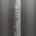 Reinforced 42 Inch Tall Retractable Baby Gates Extra Wide Dog Gate, 155 Inch Extra Long Baby Gate with Support Rods - Prevent Crawling Under, Indoor Retractable Gate Outdoor Extra Tall Dog Gate, White