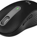 Logitech Signature M650 Wireless Mouse - for Small to Medium Sized Hands, 2-Year Battery, Silent Clicks, Customizable Side Buttons, Bluetooth, for PC/Mac/Multi-Device/Chromebook - Black