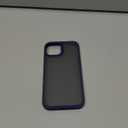 TORRAS Upgraded Shockproof for iPhone 14 Case [10FT Military Drop Protection][Sleek Premium Touch] Translucent Back & Soft Edge Slim Silicone Cover, Navy Blue