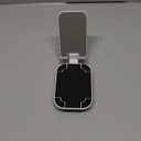 OCYCLONE Phone Stand, Adjustable Height and Angle Foldable Cell Phone Stand Holder for Desk, Taller iPhone Stand Compatible with 4.7"-13" Smartphones iPad Tablet, White