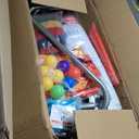 60" Toddler Trampoline for Kids, 5FT Adjustable Trampoline Indoor Outdoor with Enclosur Net, Mini Trampoline for Kids 3-10, 880lbs Capacity, Adjustable Gymnastics Bar, Basketball Hoop, Swing (Pink/Blue)