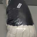 Donut Dog and Cat Bed, Luxurious Comfortable Faux Rabbit Fur Pet Beds, Round Anti-Anxiety Calming Puppy Kitten Bed with Anti-Slip Bottom for Small Dogs & Cats(20", White)