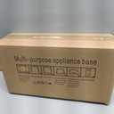 12.2" to 13.4" Height Mini Fridge Stand Adjustable Washer and Dryer Pedestals Stand with 4 Strong Feet Heavy Duty Laundry Pedestal for 16-24 Inch Appliance 460 Pounds Stand (Black)