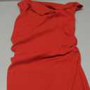 VANCOL Women's Cutout Backless Maxi Dress Sexy Sleeveless Tight Slip Spaghetti Strap Long Dresses,R ed, Small