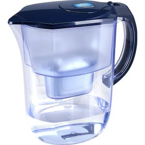 Ehm Ultra Premium Alkaline Water Filter Pitcher - 3.8L, Activated Carbon Filter- BPA Free, Healthy, Clean, & Toxin-Free Mineralized Alkaline Water in Minutes- Up to 9.5 pH-2025 (blue)