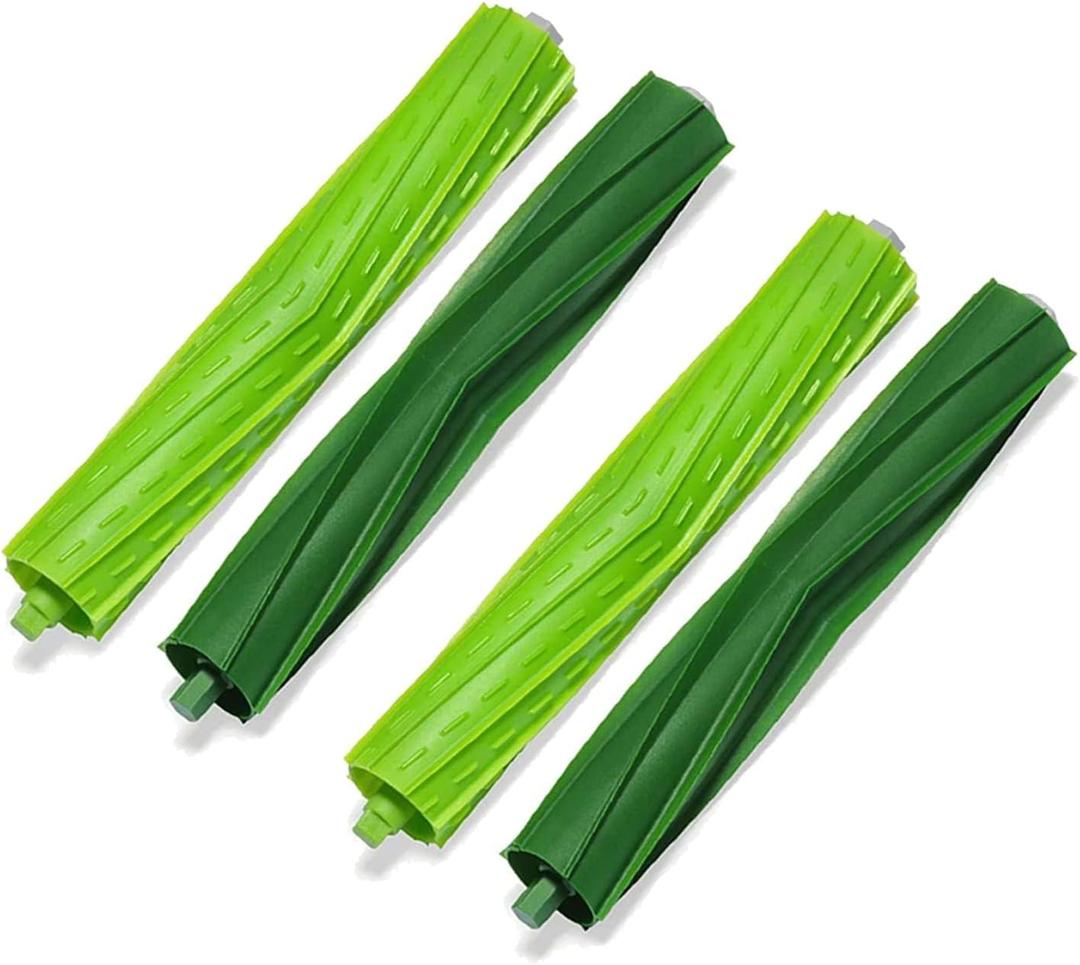 2 Set Rubber Roller Brush Replacement Accessories for iRobot Roomba i7 i7+ j7 j7+ j8+ i2 i3 i3+ i4 i4+ i6 i6+ i8 i8+ /Plus E5 E6 E7 Vacuum Cleaner