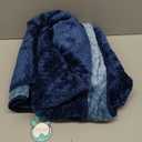 PetAmi Waterproof Dog Blanket, Leakproof Puppy Blanket for Medium Large Dogs, Furniture Sofa Couch Cover Protector, Fleece Pet Throw Indoor Cat Kitten, Reversible Washable Soft Plush, 40x60 Navy Blue