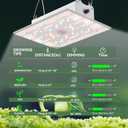 SEOUL Extra Unique 45MIL Chip,Led Grow Light, Full Spectrum Plant Dimmable Grow Light,High absorption Deeper Penetration Lamps for Seed Starting Vegetables Bloom In 2x2/2x3 Grow Tent High Efficiency