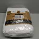 BRILLMAX 6 Pack White Tablecloths 60 x 102 Inch for 6ft Rectangle Tables - 150 GSM Polyester Fabric, 15" Standard Drop, Water, Stain & Wrinkle Resistant Cloth Cover for Wedding Banquet Dining Buffet