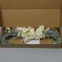 6PCS Cosmos Silk Flowers 24''Fake Wild Flowers Artificial Flowers Arrangement for Wedding Party Kitchens Home Decoration(White)