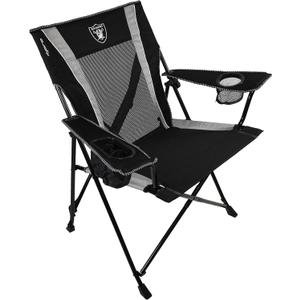 Kijaro Dual Lock Pro Sports Fan Folding Chair, 26" L x 35.5" W x 37" H, Las Vegas Raiders