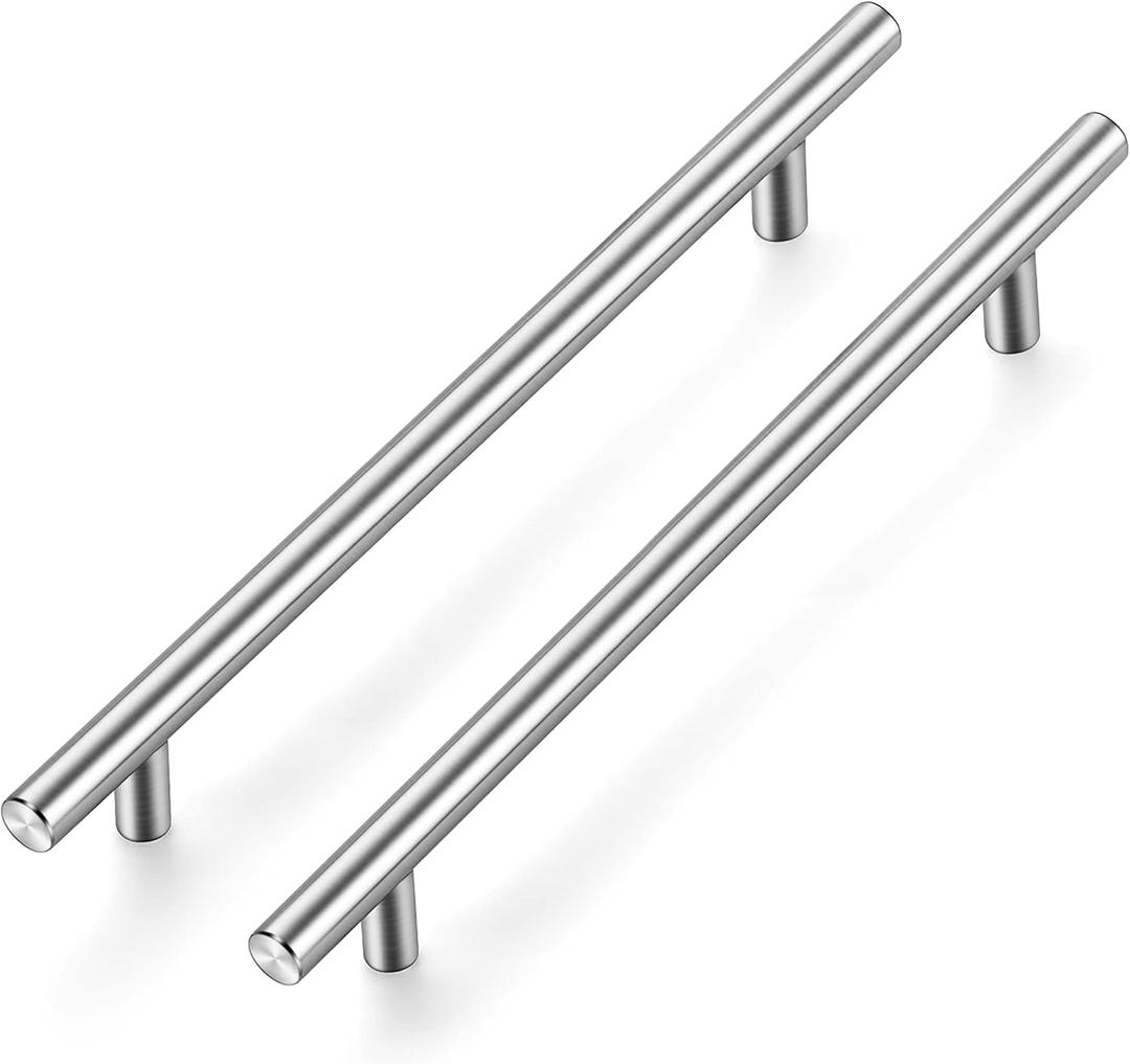 Ravinte 10 Inch Cabinet Handles Brushed Nickel Drawer Pulls Stainless Steel Kitchen Cabinet Hardware Cabinet Pulls 10" Length,7-1/2" Hole Center|20 Pack
