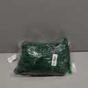 Saslax Maternity Off Shoulders Half Circle Gown for Baby Shower Photo Props Dress (N-green 131)