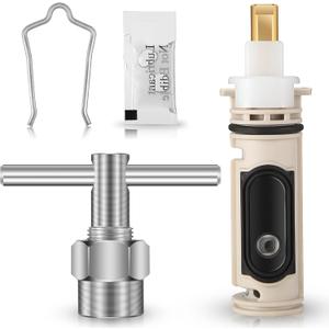 Enhon 1 Pack 1222 Replacement Cartridge Compatible with Moen with Puller, Tub Shower Cartridge Replacement Kit Compatible with Posi temp Faucet, Shower Repair Tool