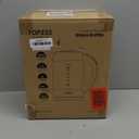 TOPZEE 1.7L Glass Electric Kettle for Coffee & Tea, Hot Water Boiler with 6 Preset Temperatures, Keep Warm and Memory Function, Auto Shut-off & Dry Boil Protection, BPA Free, Rapid Boil, 1500W, Silver