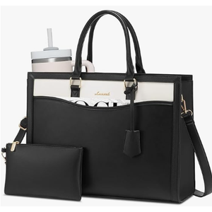 LOVEVOOK Laptop Tote Bag for Women, Office Work Bag Briefcase fit for 15.6 inch Laptop, Large Capacity Teacher Bag Handbag