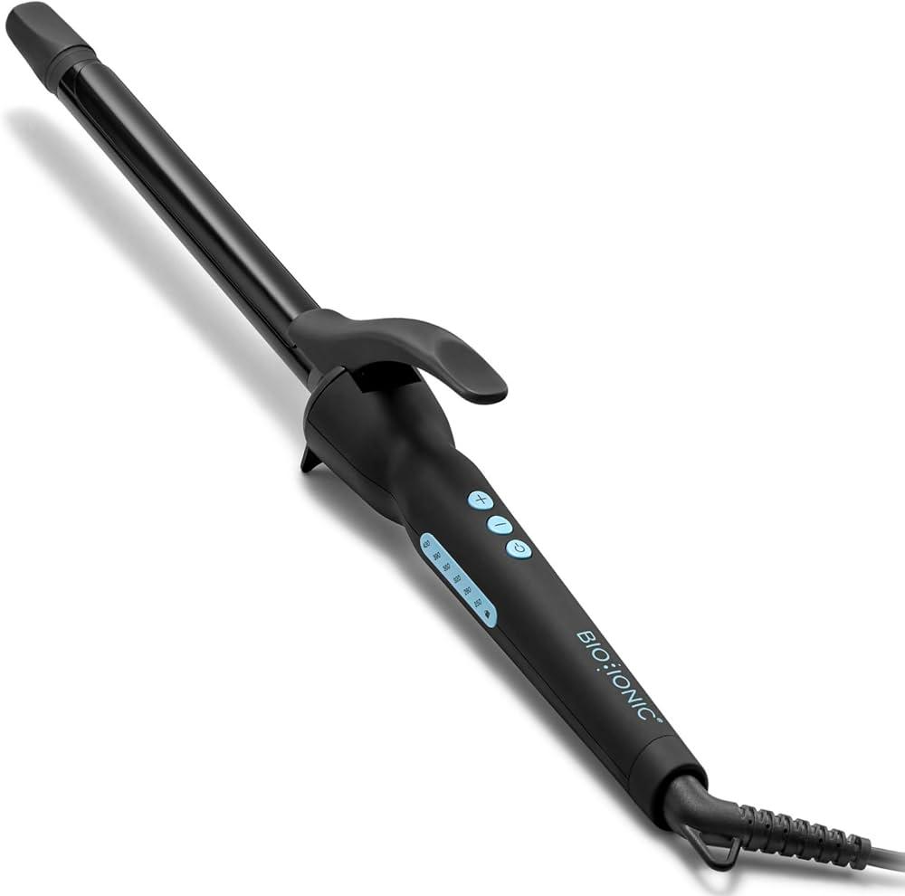 Bio Ionic Long Barrel Curling Iron with Moisture Heat Technology & NanoIonic MX Versatile Curling Wand - Multiple Barrel Sizes for Tight, Classic, Loose & Soft Curls