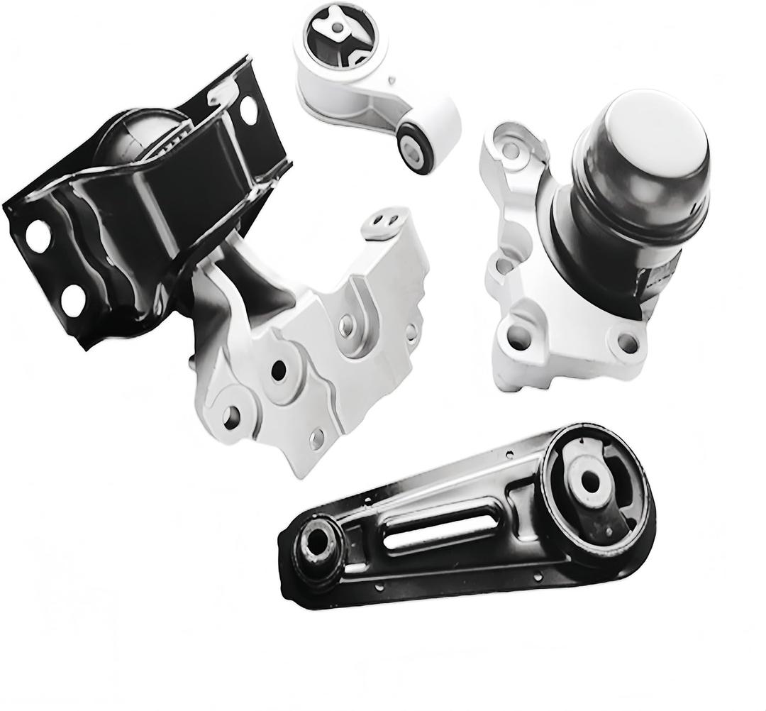 4Pcs Engine Motor Mount Kit - Compatible with Nissan Rogue 2008-2013 & Rogue Select 2014-2015 2.5L 2WD, Replaces A7370 A7384 A4351 A4352