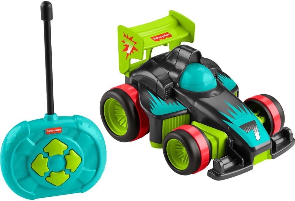 Fisher-Price Preschool Toy Remote Controlled Car My Easy RC with 2 Speeds for Kids Ages 3+ Years 
