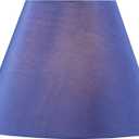 Aspen Creative 32137 Transitional Empire Shape Spider Construction Lamp in Berry Blue, 6" Top x 12" Bottom x 9" Slant Height