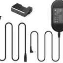 Raeisusp ACK-E10 AC Power Adapter Dummy Battery DR-E10 DC Coupler Kit Replacement LP-E10 for Canon EOS Rebel T3, T5,T6, Kiss X50, Kiss X70, Kiss X80,Kiss X90 EOS 1100D, EOS 1200D, EOS 1300D