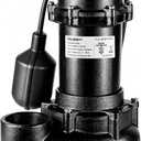 1/2 HP Sump Pump, Submersible Sewage/Effluent Pump, 5300 GPH