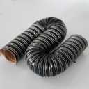 Heat Resistant Automotive Silicone Flexible Brake Cooling Air Ducting Induction Intake Pipe Hose, Inner Diameter 63mm (2.5"), Length 3 Meter (10 Feet), Black